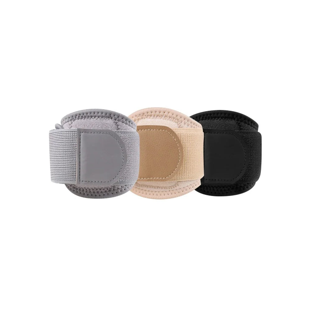 W3808 1Pc Sports Elbow Support Shock Absorbing EVA Pad Elbow Brace for Tennis Badminton - Black - 7