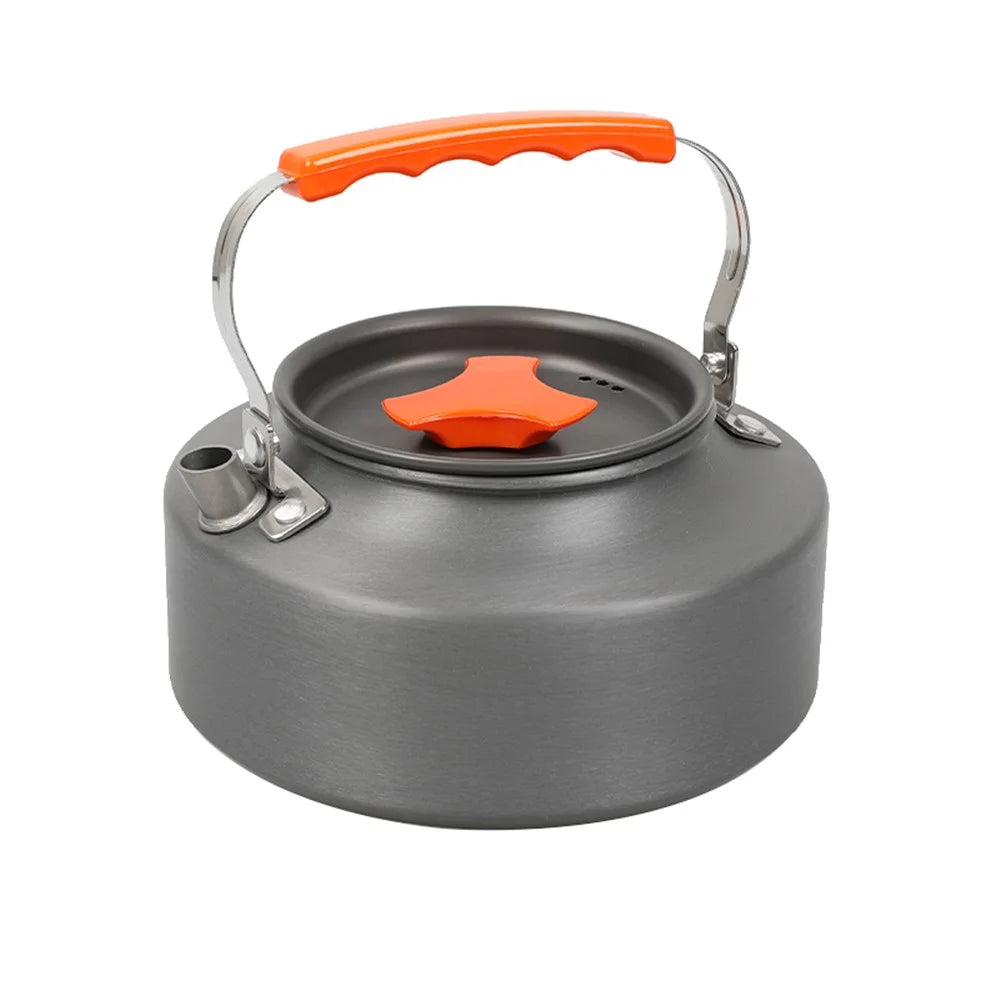 HALIN HK310 Picnic Pot + Frying Pan + Teapot Cookware Set for Hiking Camping (No FDA Certificate, BPA-free) - 2