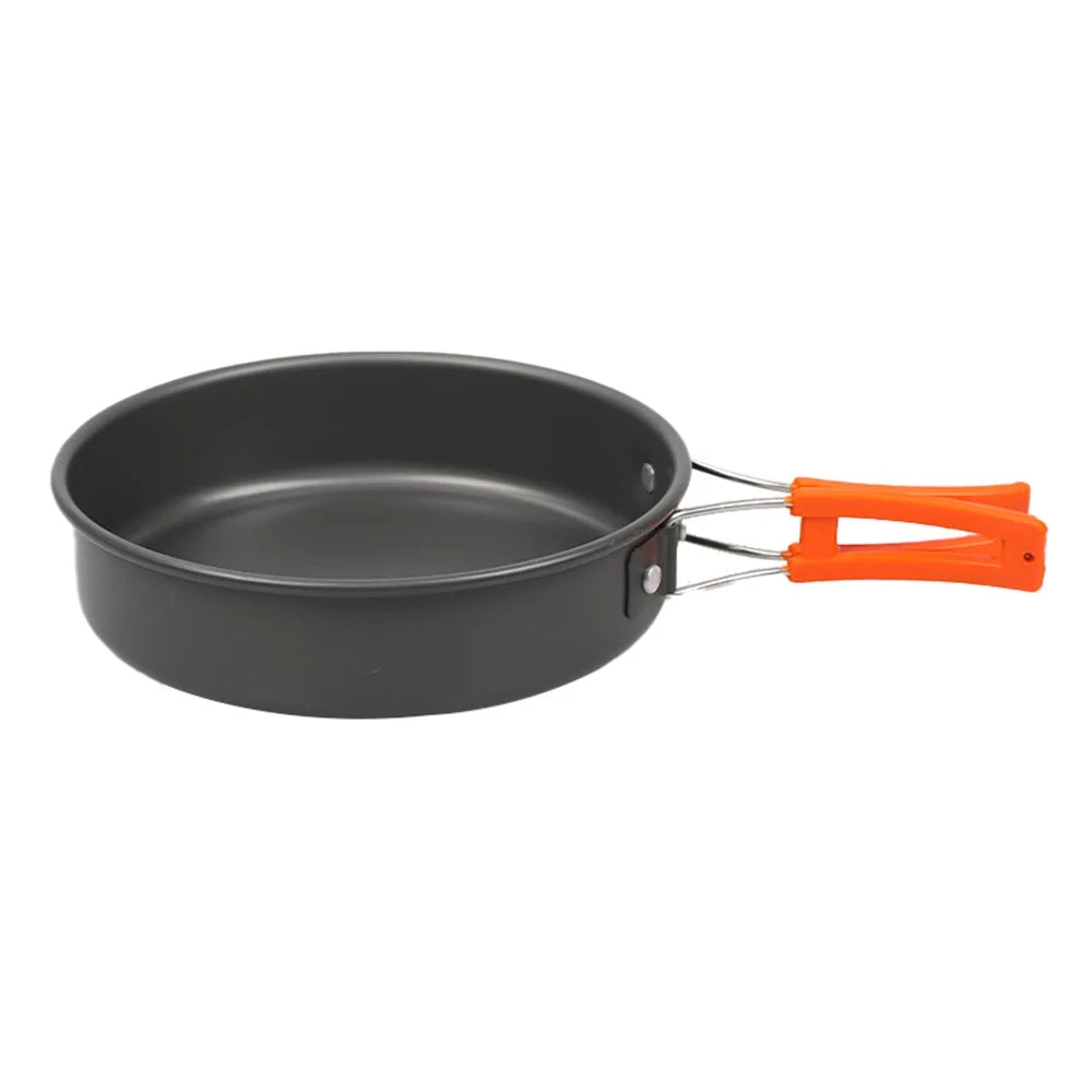 HALIN HK310 Picnic Pot + Frying Pan + Teapot Cookware Set for Hiking Camping (No FDA Certificate, BPA-free) - 5