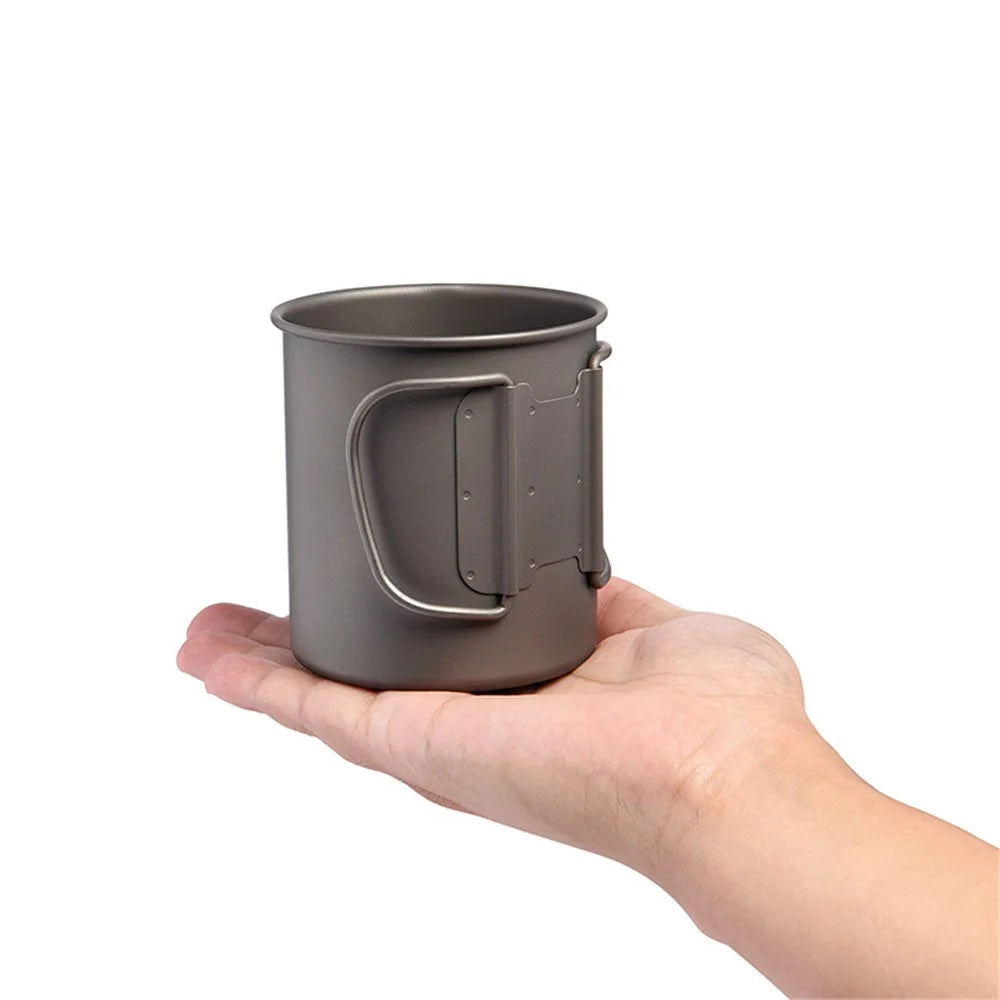 WIDESEA WSTT-200ML Titanium Alloy 200ml Water Bottle Ultra-light Coffee Mug (No FDA Certification, BPA-free) for Backpacking Camping Hiking - 5