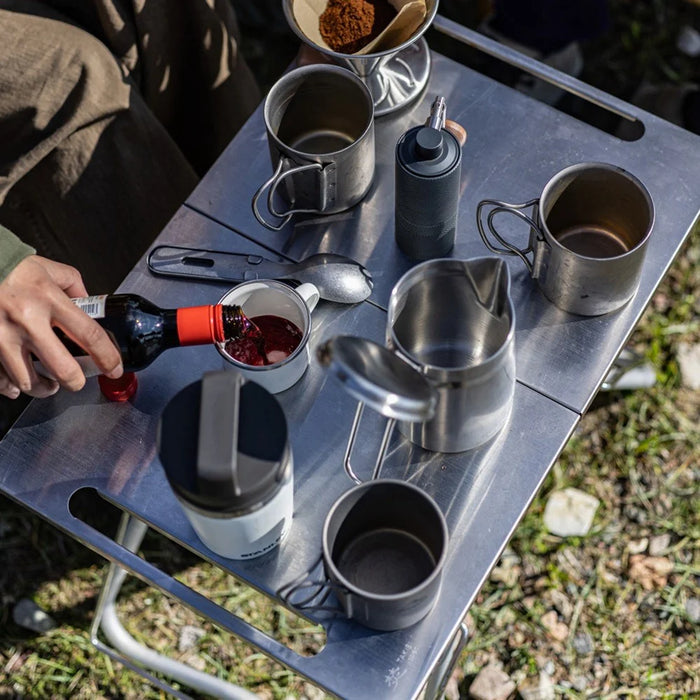 WIDESEA WSTT-3X-600ML Titanium Alloy 200ML+375ML+600ML Water Cup Ultra-light Coffee Mug Drinking Bottle (No FDA Certification, BPA-free) for Backpacking Camping Hiking - 3