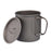 WIDESEA WSTT-450ML Portable Camping Mug 450ml Folding Titanium Coffee Tea Cup with Handle for Backpacking Hiking (No FDA Certification, BPA-free) - 1