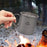 WIDESEA WSTT-450ML Portable Camping Mug 450ml Folding Titanium Coffee Tea Cup with Handle for Backpacking Hiking (No FDA Certification, BPA-free) - 2