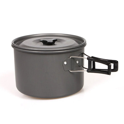 HALIN Aluminum Camping Cookware Outdoor Picnic Boiling Pot Teapot for Cooking Food (BPA-free, No FDA Certified), Size: L - 1