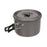 HALIN Aluminum Camping Cookware Outdoor Picnic Boiling Pot Teapot for Cooking Food (BPA-free, No FDA Certified), Size: L - 2