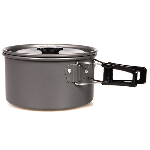 HALIN Cooking Pot Cookware Camping Picnic Outdoor Pan Pot Teapot Backpacking Gear (BPA-free, No FDA Certified), Size: M - 1