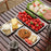HALIN 3Pcs / Set Stainless Steel Food Tray Rectangle Fruit Pan Kitchen Baking Serving Plate (No FDA Certificate) - 3