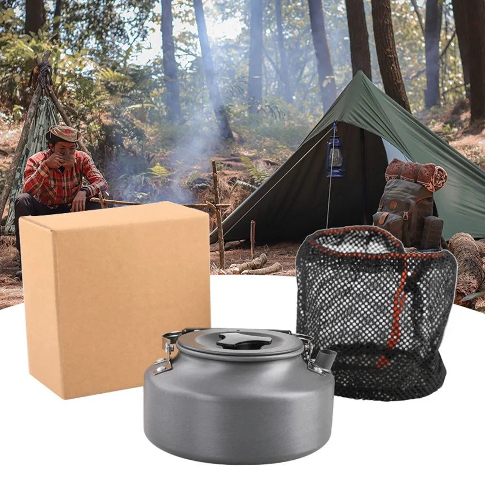 AOTU AT6302 1.1L Outdoor Camping Picnic Kettle Portable Aluminum Alloy Coffee Pot Teapot (BPA-free, No FDA Certification) - 5