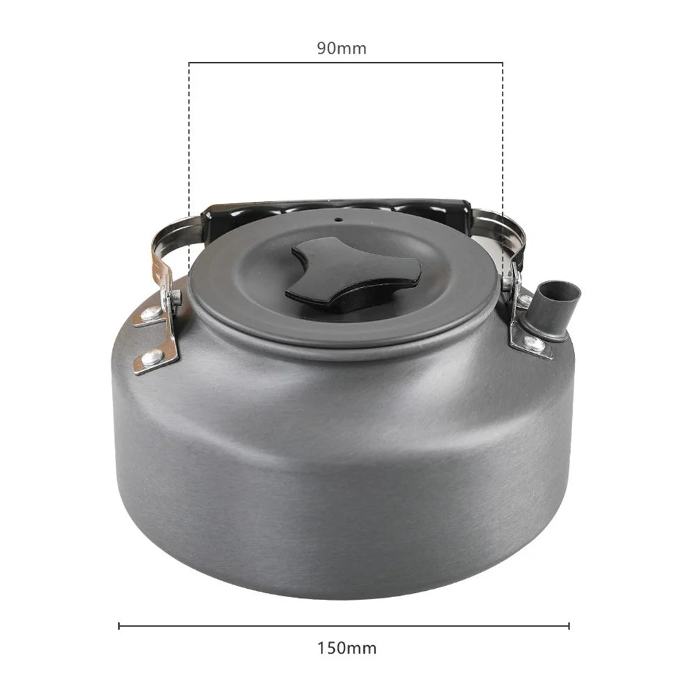 AOTU AT6302 1.1L Outdoor Camping Picnic Kettle Portable Aluminum Alloy Coffee Pot Teapot (BPA-free, No FDA Certification) - 7