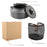 AOTU 1.6L Outdoor Water Kettle Camping Picnic Aluminum Alloy Coffee Pot Teapot (BPA-free, No FDA Certification) - Black Handle - 5