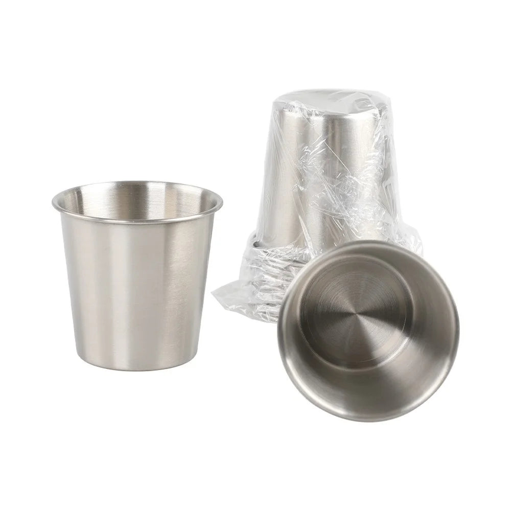 AOTU 2Pcs Outdoor Camping Picnic Water Cup 304 Stainless Steel Beer Coffee Mug (No FDA Certificate, BPA-free) - 7