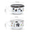AOTU 900ML Thermal PP+Stainless Steel Bowl with Lid and Handle for Instant Noodle, Soup (BPA-Free, No FDA Certified) - Black - 7