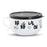 AOTU 1200ML Side Handle Grip Thermal PP+Stainless Steel Bowl with Lid for Instant Noodle, Soup (BPA-Free, No FDA Certified) - Black - 1