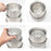 Camping Stove Portable Wood Stove Stainless Steel Backpacking Stove for Outdoor Camp Survival Hiking Picnic with Storage Bag - 7