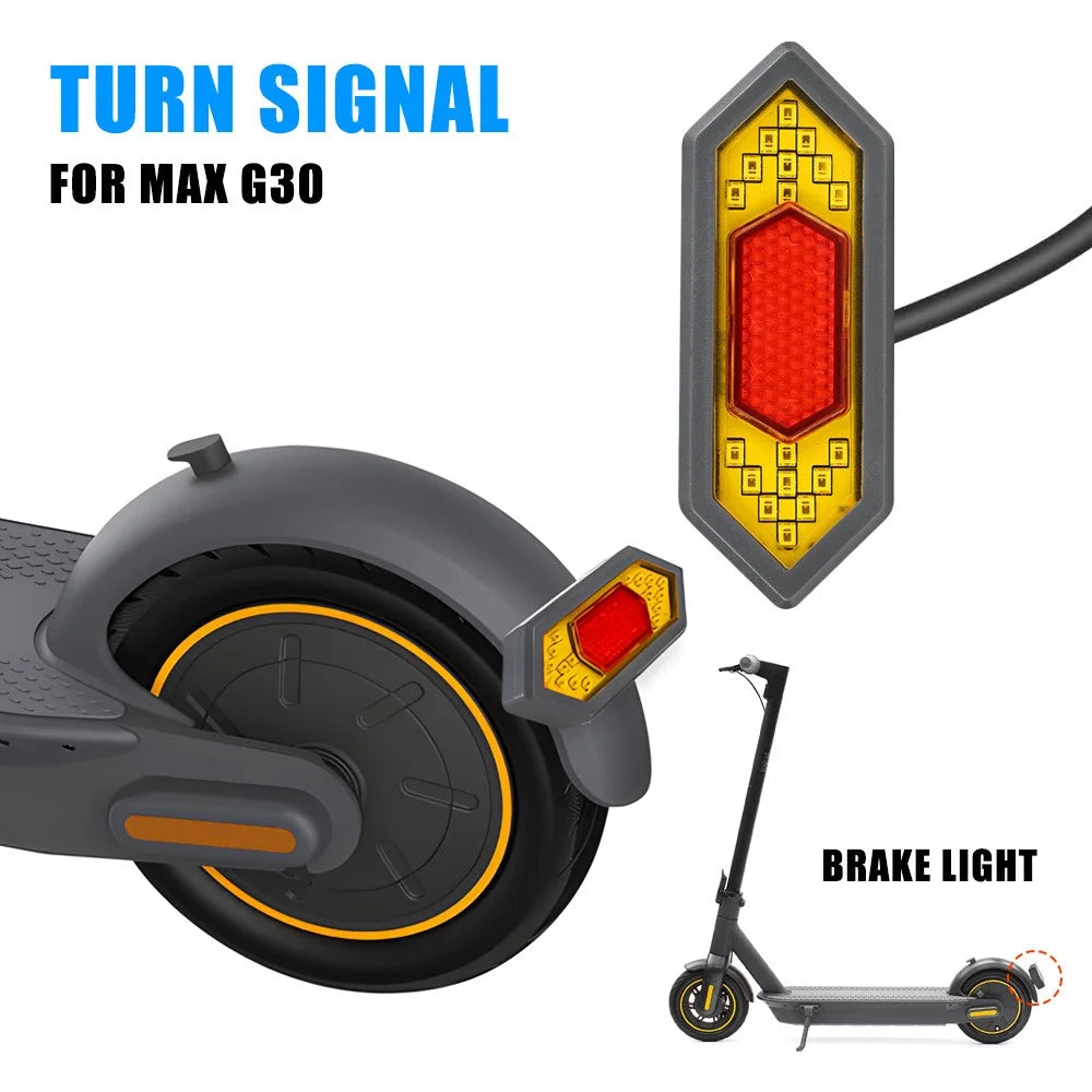 SIXYE LYG30126 For Ninebot Max G30 Tail Light Turn Signals LED Safety Warning Scooter Rear Lamp - 3