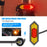 SIXYE LYXM303 For Xiaomi M365 Tail Light Turn Signals LED Safety Warning Scooter Rear Lamp - 5