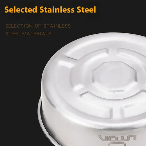 AOTU Portable Alcohol Stove Stainless Steel Outdoor Camping Spirit Burner for Picnic Hiking - 2