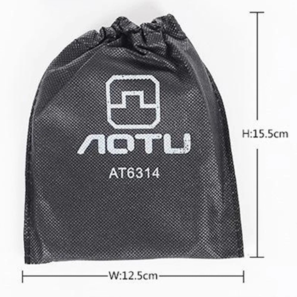 AOTU Stainless Steel Outdoor Wood Burning Stove Folding Burner Charcoal Alcohol Stove - 7