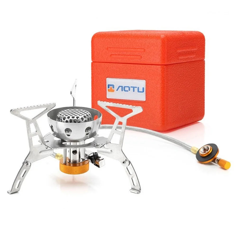 AOTU AT6309-B 3200W Camping Backpacking Stove Portable Burner Cooking Stove - 1