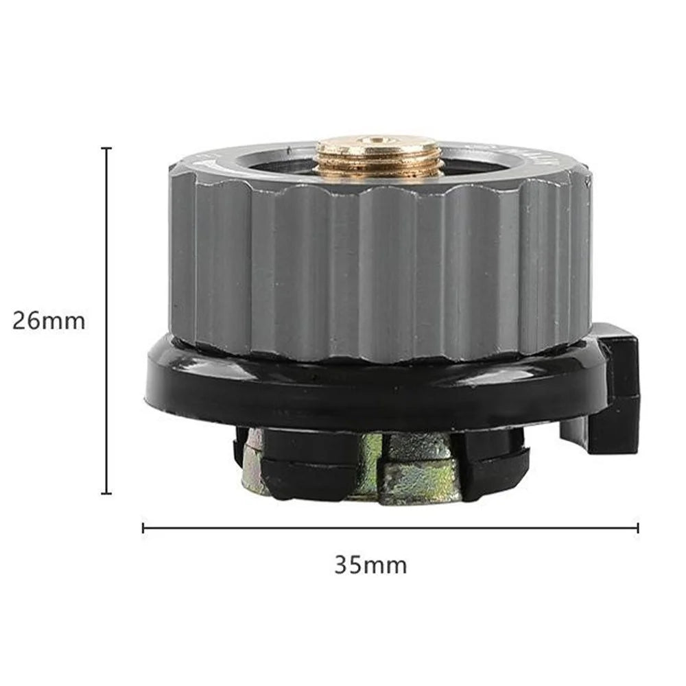 HALIN DS553 Outdoor Camping Windproof Blackened Stove Gas Burner with Gas Tank Adapter - 7
