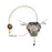 HALIN DS503 Camping Portable Gas Stove Burner Cooking Stove with Fuel Canister Adapter - Black - 4