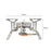HALIN DS503 Camping Portable Gas Stove Burner Cooking Stove with Fuel Canister Adapter - Black - 5