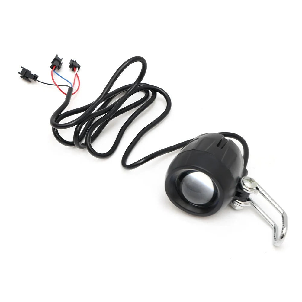 For KUGOO M4 10inch Electric Scooter Front Lamp 24-48V LED Light with Horn Accessory - 6