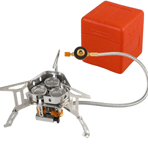 HALIN DS105 Camping Portable Gas Stove 3-Burner Cooking Stove for Backpacking - 1