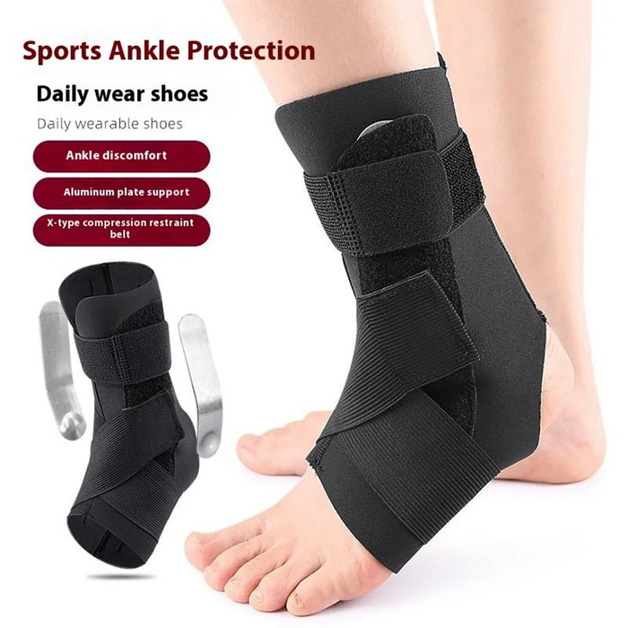 107 1Pc Sports Ankle Support Brace Professional Compression Protection Ankle Guard, Size S - 3