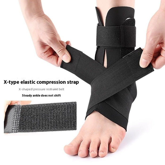 107 1Pc Sports Ankle Support Brace Professional Compression Protection Ankle Guard, Size L - 7