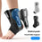 VILICO AB180 1Pc Sports Ankle Brace Support Compression Stabilizer Joint Protection Ankle Guard - Black S - 2