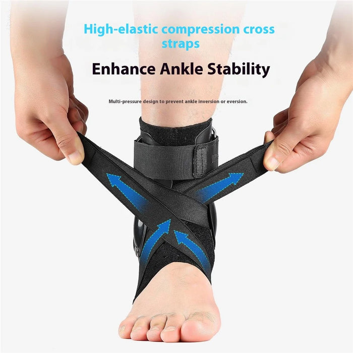 VILICO AB180 1Pc Sports Ankle Brace Support Compression Stabilizer Joint Protection Ankle Guard - Black S - 5