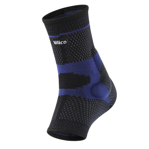 VILICO AB211 1Pc Sports Ankle Support Elastic Knit Protective Brace for Basketball Football Running - Navy Blue M - 1
