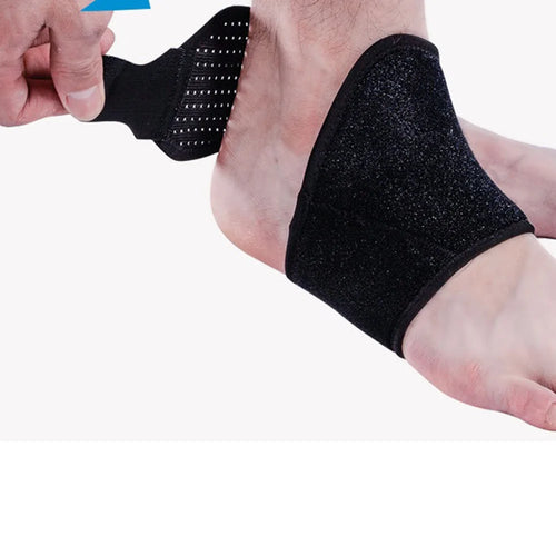 4916 1Pc Ankle Support Brace Strap Breathable Anti-Sprain Protective Gear for Basketball Sports - Black - 1