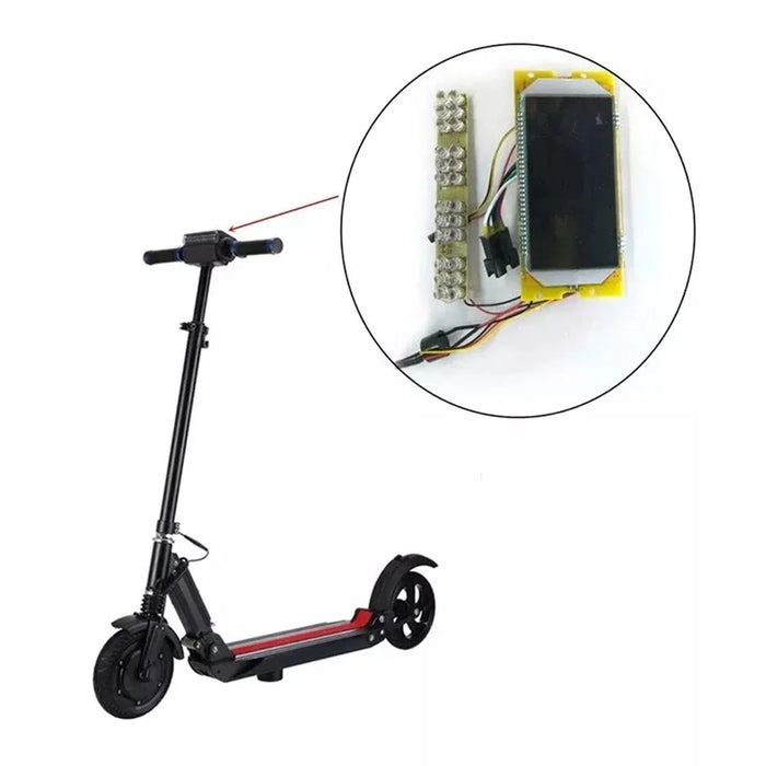 For KUGOO S1/S2/S3 Electric Scooter 36V LCD Display Panel 8 Inch Electric Scooter Replacement Accessories - 2