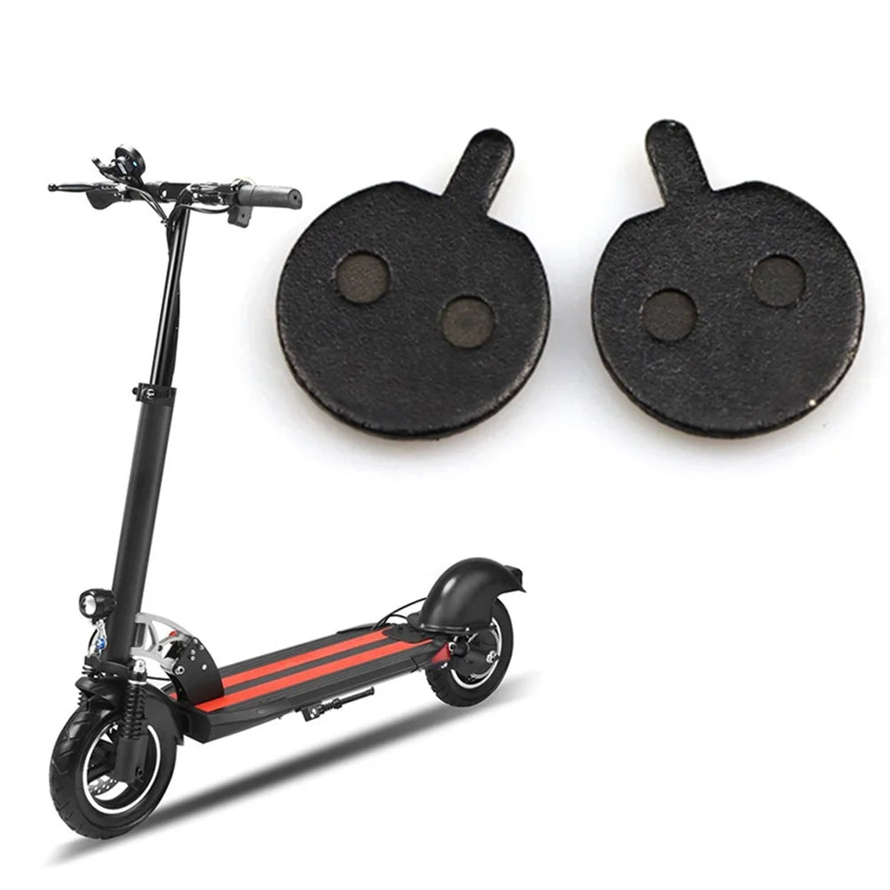1 Pair Brake Pads Replacement Parts for KUGOO M4 10inch Electric Scooter Caliper Brake Disc Braking Parts - Black - 1