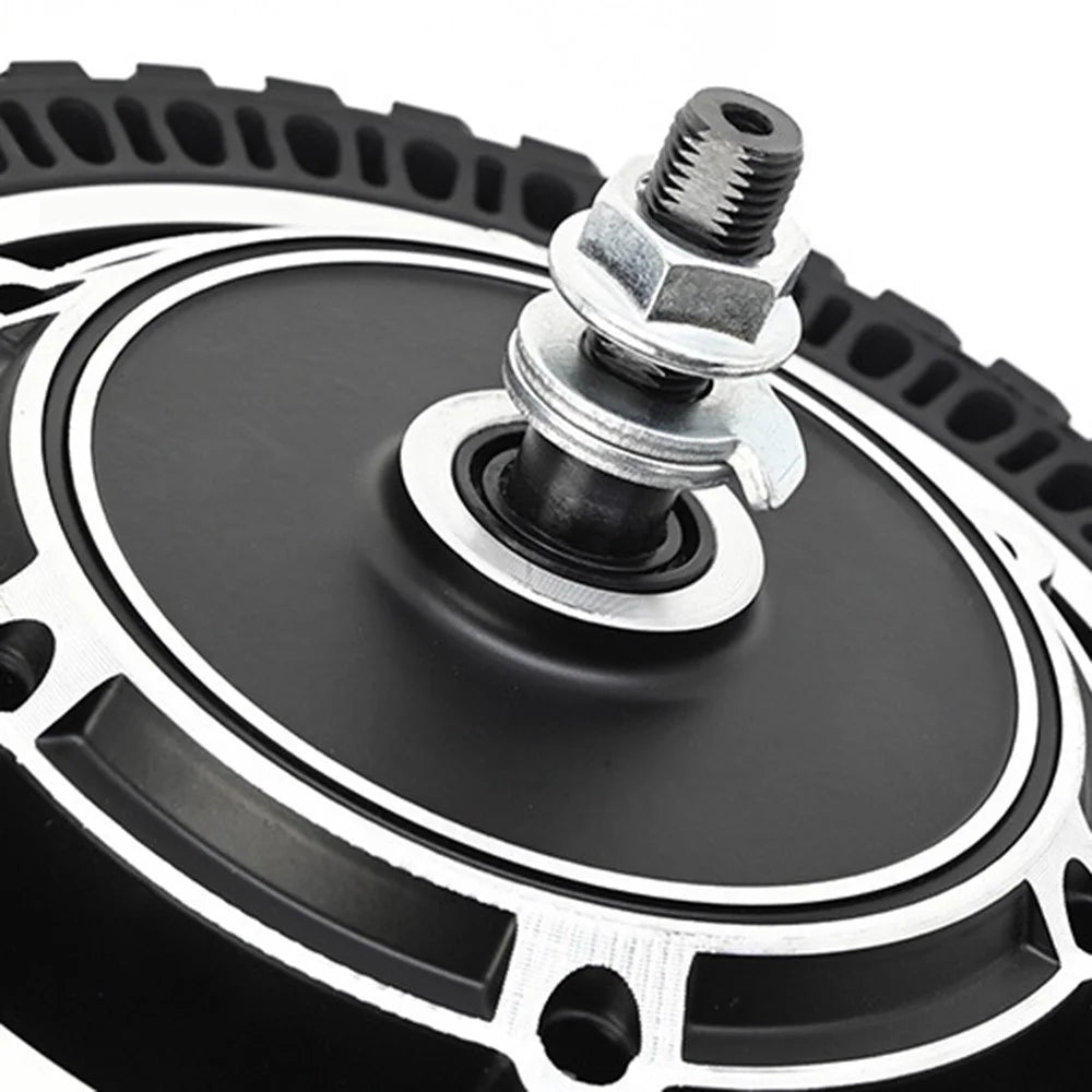 For Kugoo M4 10-Inch Electric Scooter Rear Wheel Hub Motor Assembly 48V 500W Anti-slip Explosion-Proof Solid Tire - 4