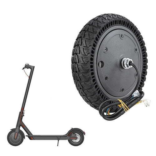 Electric Scooter 250W Front Wheel Motor Hub Assembly 9-Inch Solid Tire Replacement for Xiaomi M365 / 1S / Lite E-scooter - 1