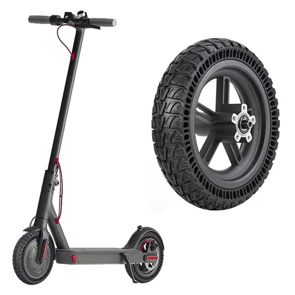 For Xiaomi 1S / M365 / Lite Electric Scooter 9-Inch Rear Wheel Hub Assembly Explosion-Proof E-scooter Solid Tire Replacement - 1
