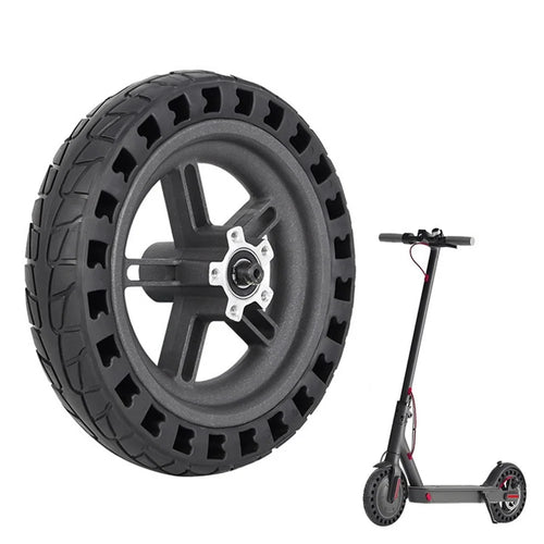 For Xiaomi M365 Pro / Pro 2 / Pro 3 E-scooter 8.5 Inch Solid Tire Anti-slip Shock Absorbed Rubber Electric Scooter Rear Wheel Hub Replacement - 1