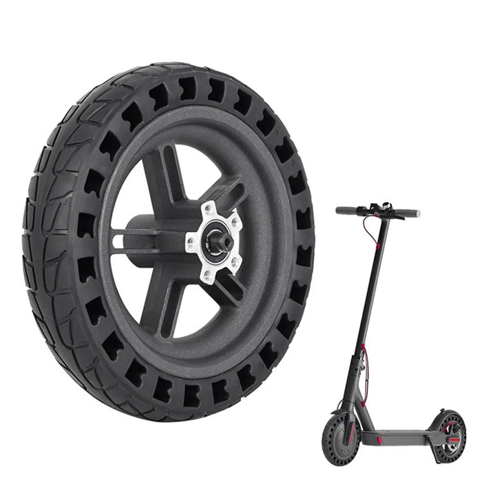 For Xiaomi M365 Pro / Pro 2 / Pro 3 E-scooter 8.5 Inch Solid Tire Anti-slip Shock Absorbed Rubber Electric Scooter Rear Wheel Hub Replacement - 1