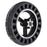 Anti-slip Solid Front Tire for Kugoo M4 Electric Scooter 10x2.125 Inch Shock Absorbed Rubber E-scooter Black Front Wheel Hub Replacement - 2