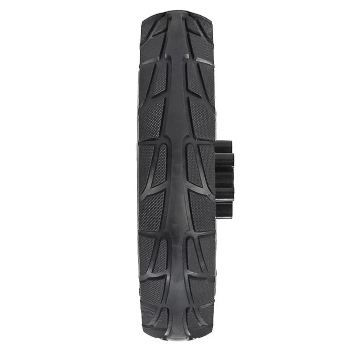 Anti-slip Solid Front Tire for Kugoo M4 Electric Scooter 10x2.125 Inch Shock Absorbed Rubber E-scooter Black Front Wheel Hub Replacement - 3