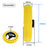 For Kugoo M4 Electric Scooter 10x2.125 Inch Anti-slip Front Tire Shock Absorbed Rubber E-scooter Front Wheel Hub Replacement - Yellow - 4