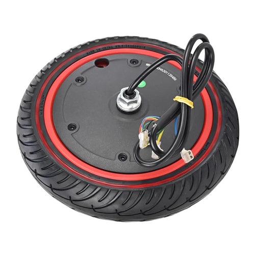 For Xiaomi 1S / Lite / M365 / M365 Pro / M365 Pro 2 / M365 Pro 3 Electric Scooter 8.5-Inch Wheel Hub Motor 350W 36V Colored Circle Decor Inflatable Tire - Red - 1