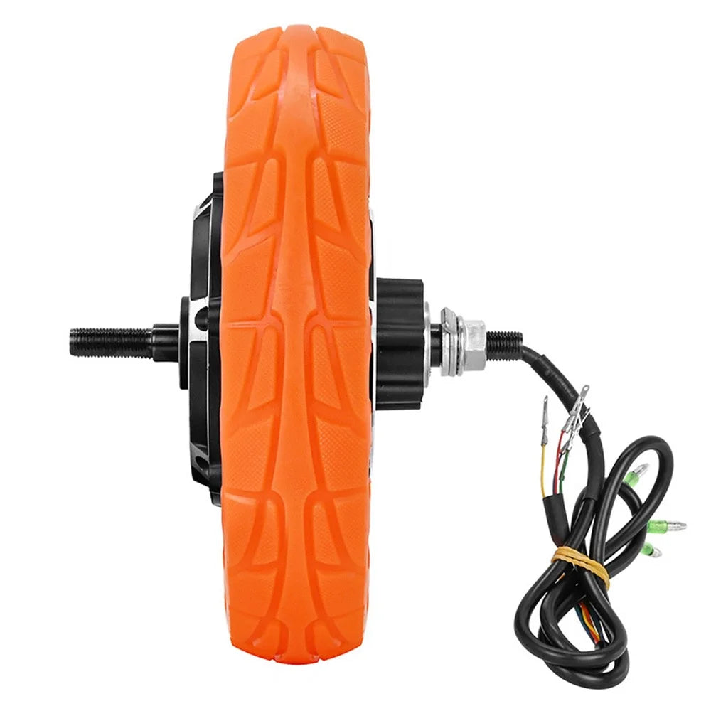 For Kugoo M4 Electric Scooter 10-Inch 48V 500W Tire Motor Wheel Hub Kit Anti-slip Rubber E-scooter Tire Replacement - Orange - 4