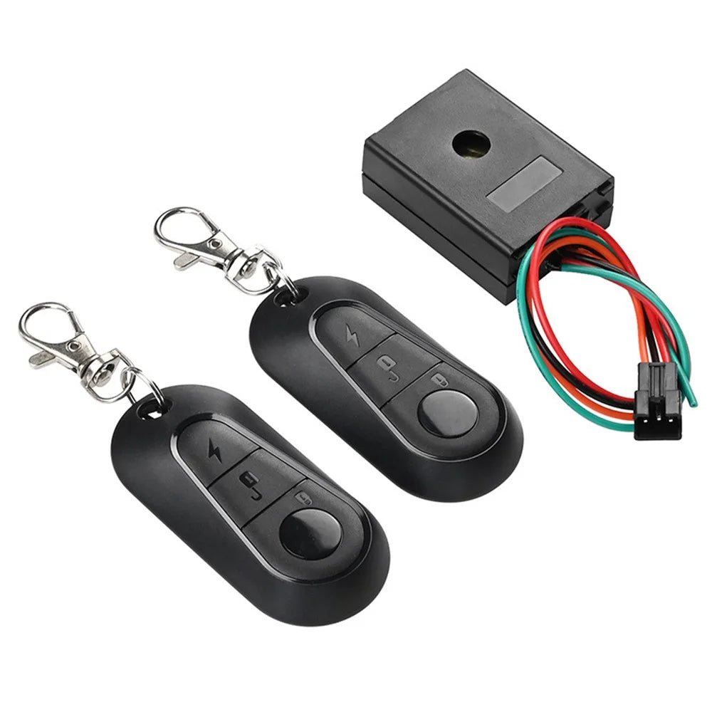 CITYNEYE 36-72V Electric Scooter Alarm Security System E-bike Remote Control Alarm Anti-theft Lock - 2