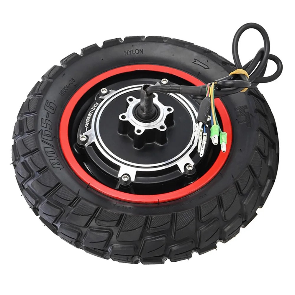 For Kugoo M4 / M4 Pro 10-Inch Electric Scooter Wheel Hub Motor 500W 48V Anti-slip Inflatable Tire - 5