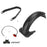 For Ninebot Max G30 Rear Fender + Fender Bracket + Taillight Electric Scooter Parts Kit - Black Bracket - 1