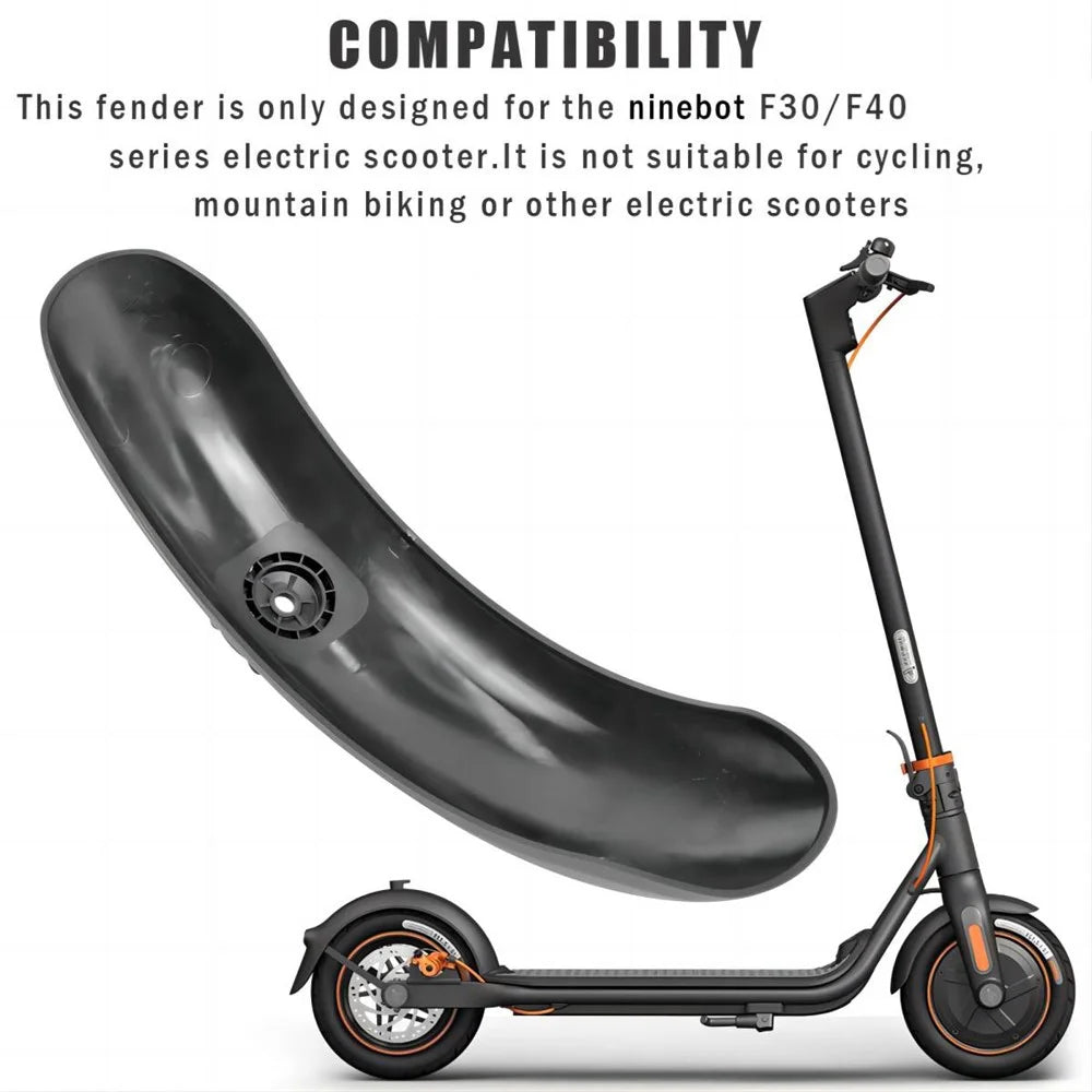 For Ninebot F30 / F40 E-Scooter ABS Mudguard Front Wheel Protector Bracket Electric Scooter Mud Fender - 3